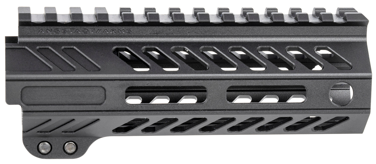 Angstadt Arms AA055HGMLT Ultra Light Handguard  made of Aluminum with Black Anodized Finish, M-LOK Style, Picatinny Rail & 5.50" OAL for AR-15 Includes Hardware