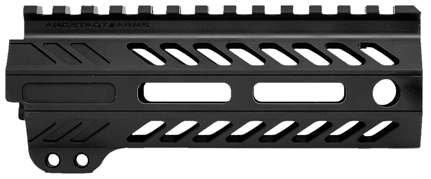 Angstadt Arms AA055HGMLT Ultra Light Handguard  made of Aluminum with Black Anodized Finish, M-LOK Style, Picatinny Rail & 5.50" OAL for AR-15 Includes Hardware