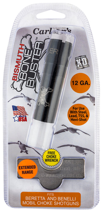 Carlson's Choke Tubes 09201 Bismuth Bone Buster Benelli/Beretta MobilChoke 12 Gauge Extended Range 17-4 Stainless Steel