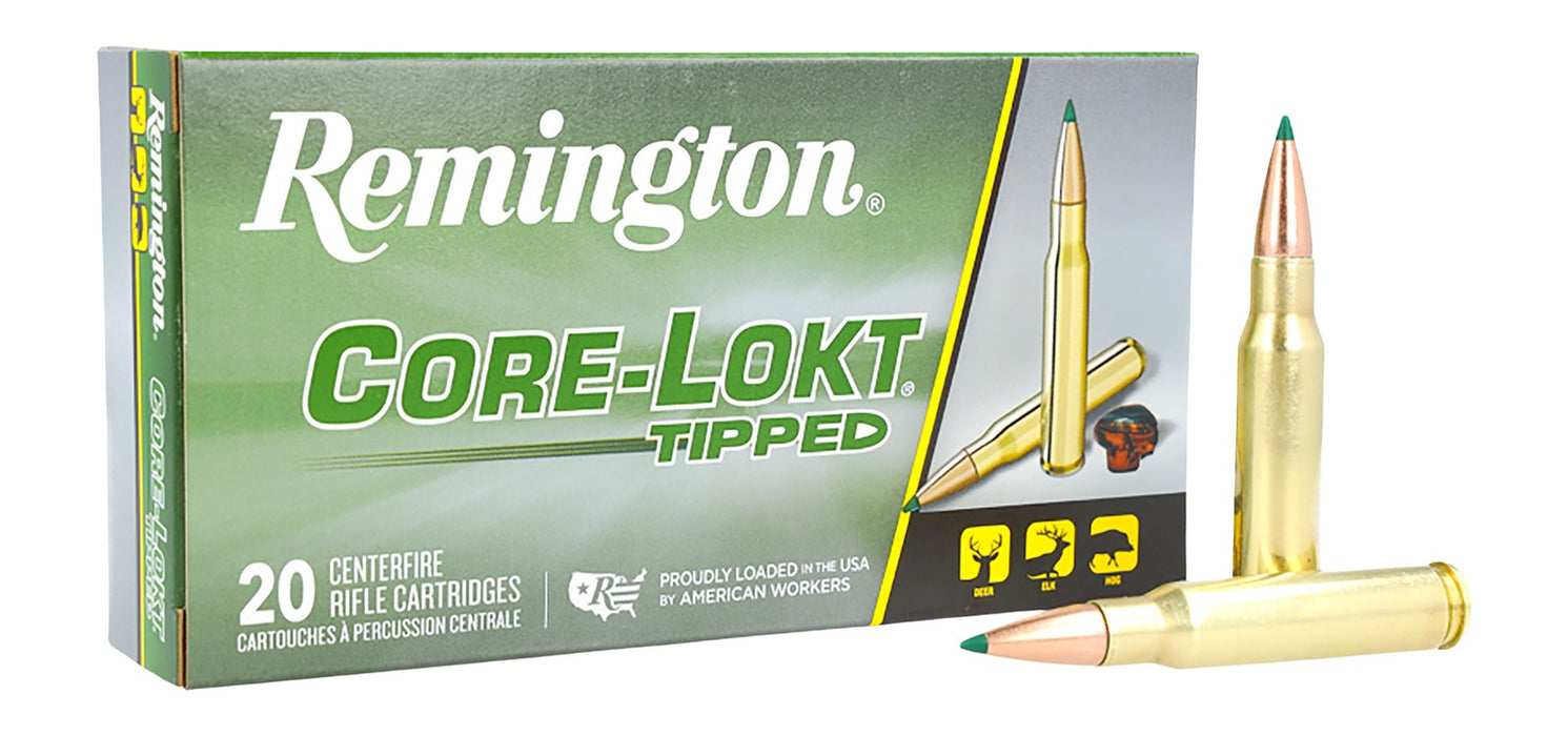 Remington Ammunition 29041 Core-Lokt Tipped 308Win 180gr Core-Lokt Tipped 20 Per Box/10 Case