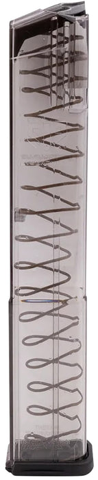 ETS Group GLK18G2 Pistol Mags  32rd Extended w/Gen2 Floor Plate 9mm Luger Compatible w/ Glock 17/18/19/19X/26/34/45 Clear Polymer