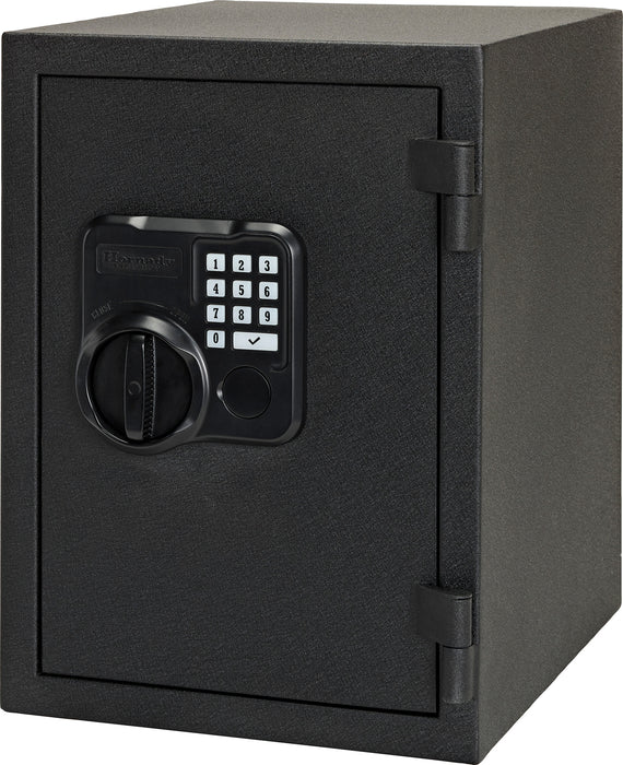 Hornady 95407 Fireproof Safe  Keypad Key Entry Black Powder Coat Black Holds 2 Handguns Steel