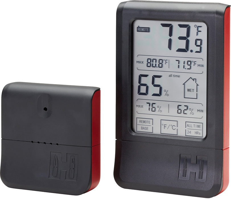 Hornady 95907 Wireless Hygrometer  Touchscreen Black