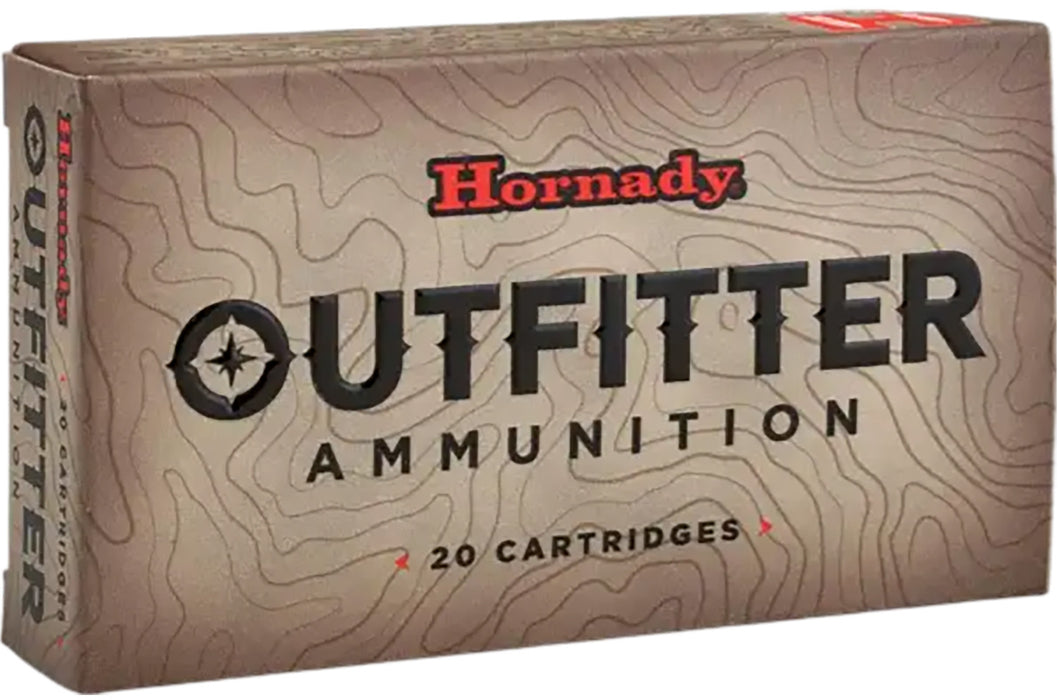 Hornady 81622 Outfitter  6.5 PRC 130 gr 2975 fps Copper Alloy eXpanding (CX) 20 Bx/10 Cs