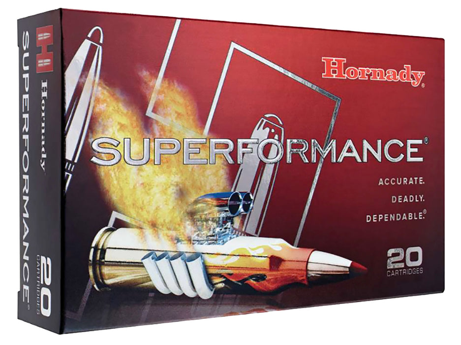 Hornady 80990 Superformance  308 Win 165 gr 2750 fps Copper Alloy eXpanding (CX) 20 Bx/10 Cs