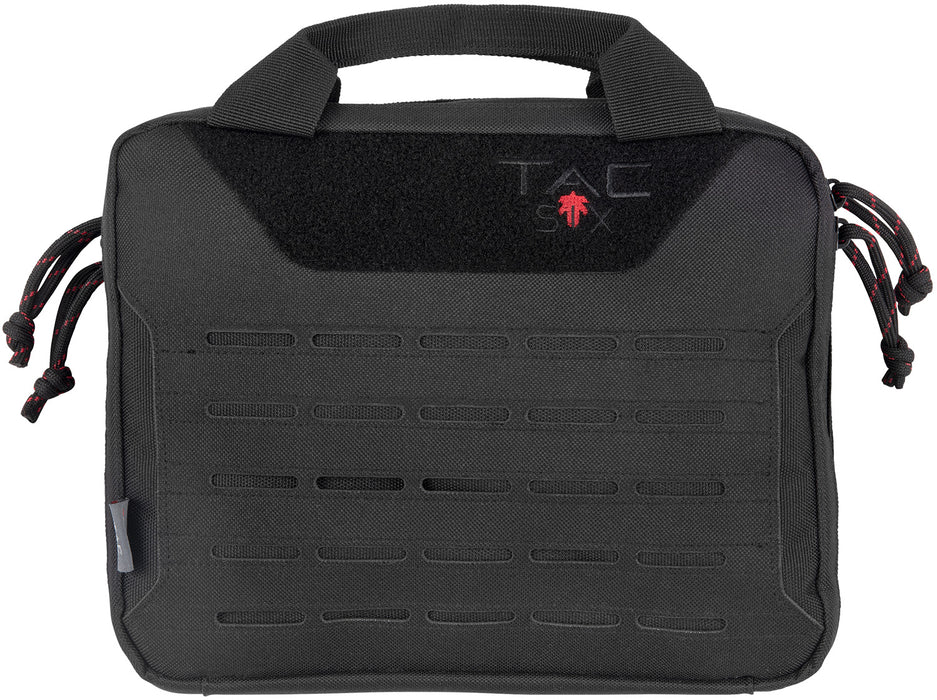 Tac Six 10814 Crew Tactical Pistol Case Black 600D Polyester 2 Handguns