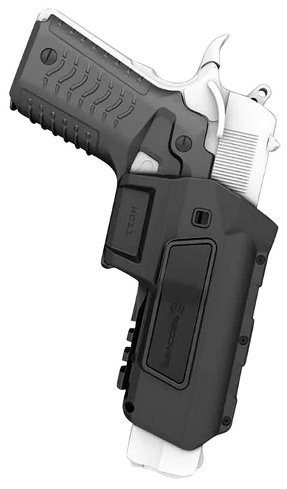 Recover Tactical HC11AR01 HC11 Holster OWB Black Polymer Belt Fits 1911 Right Hand