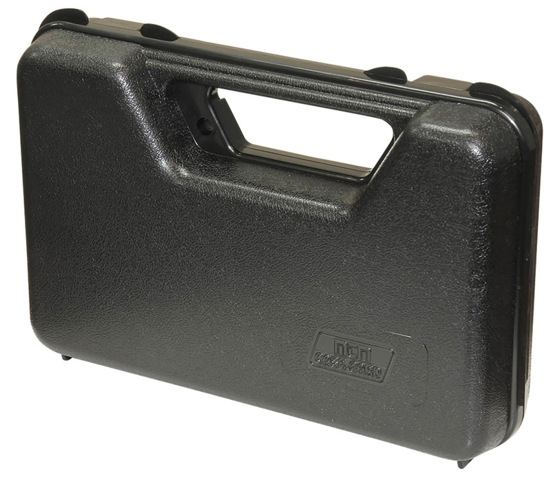 MTM Case-Gard 803R Single Handgun Case  made of Polypropylene w/ Black Finish Foam Padding Hinge & Latches 9" x 5.60" x 2" Interior Dimensions