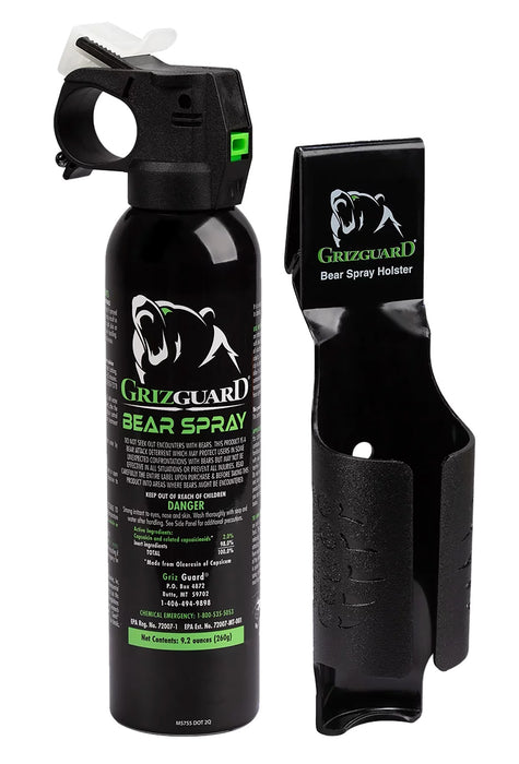 UDAP 260GG2 Griz Guard Bear Pepper Spray Black Effective 30 ft 9.2 oz Spray Bottle Repels Bears 2 pack