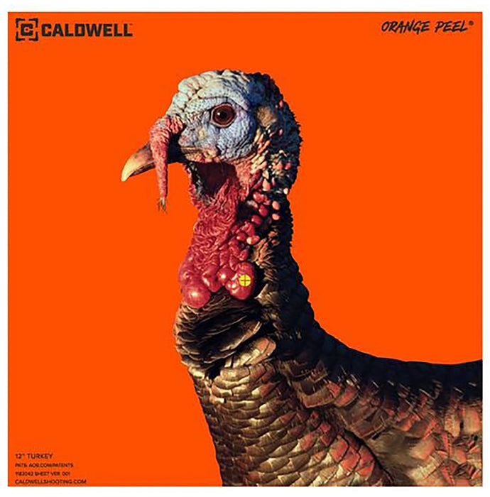 Caldwell 1175518 Orange Peel  Self-Adhesive Paper Orange 12" Turkey 5 Pack