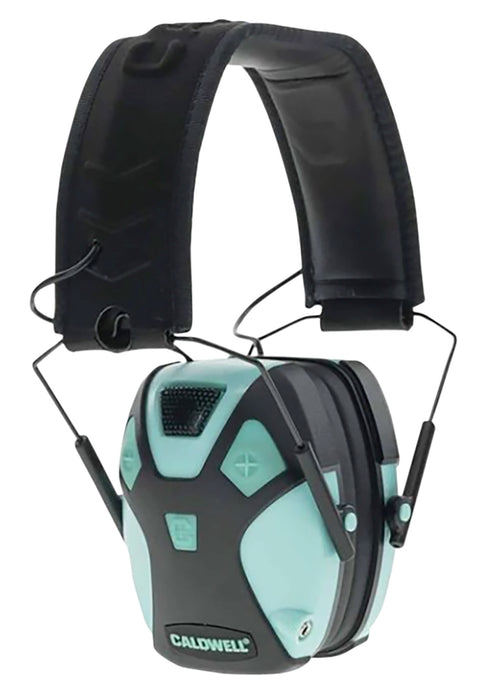 Caldwell 1101672 E-Max Pro 23 dB Over the Head Aqua Blue/Black Adult