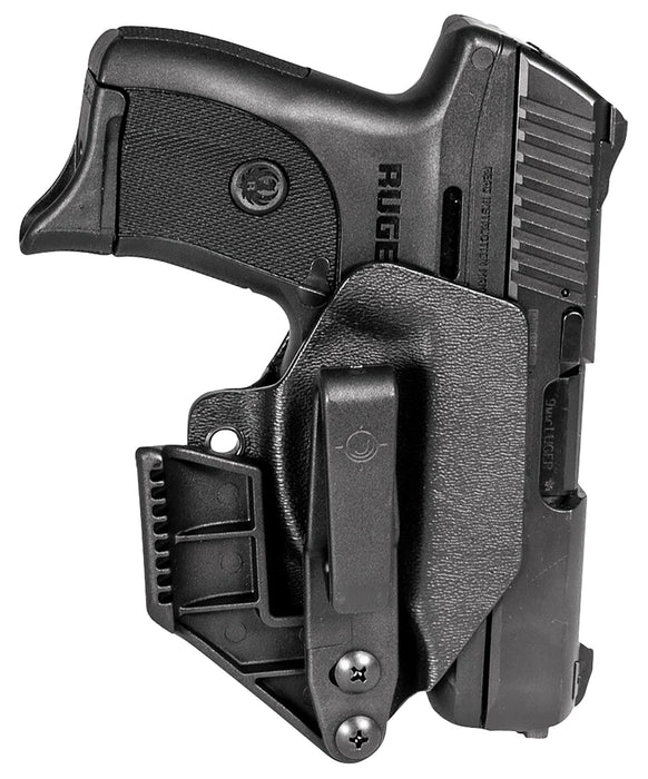 Mission First Tactical H2RUEC9AIWBM Minimalist Holster IWB Black Polymer Belt Clip Fits Ruger EC9/EC9s/LC9/LC9s Ambidextrous