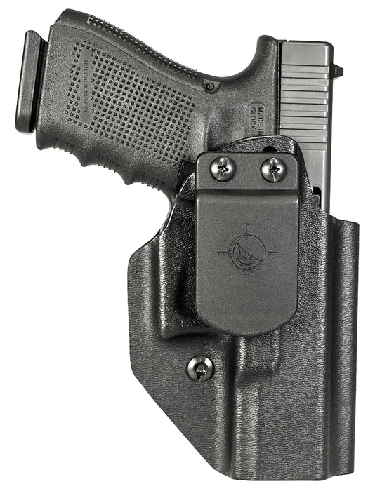 Mission First Tactical HGL19AIWBABL Appendix Holster IWB/OWB Black Polymer Belt Clip Fits Glock 19/23/44 Ambidextrous