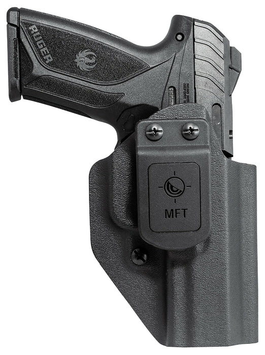 Mission First Tactical HRUSEC9AIWBABL Appendix Holster IWB/OWB Black Polymer Belt Clip Fits Ruger Security-9 Ambidextrous