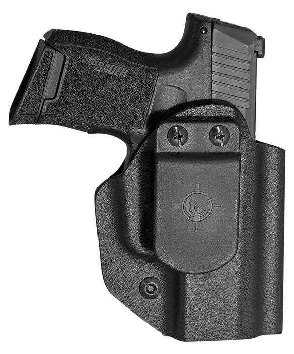 Mission First Tactical HSIG365AIWBABL Appendix Holster IWB/OWB Black Polymer Belt Clip Fits Sig P365 Ambidextrous