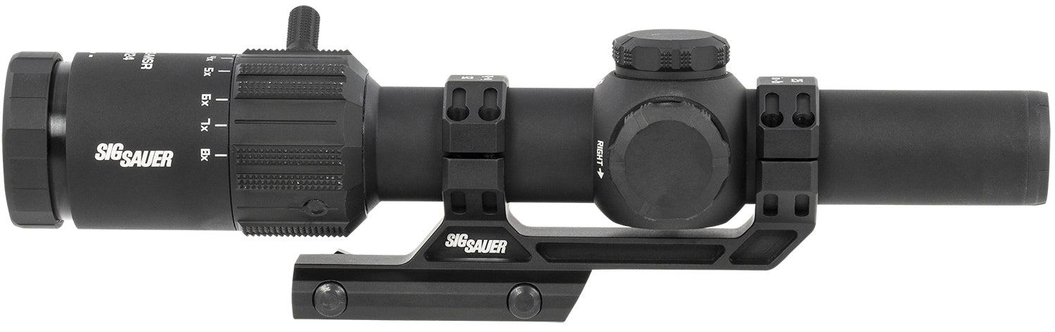 Sig Sauer Electro-Optics SOTM81000 Tango-MSR LPVO 1-8x24mm 30mm Tube Illuminated Red MSR BDC8 Reticle Features Throw Lever & ALPHA-MSR Mount