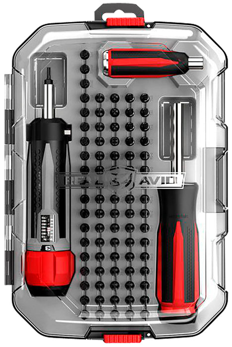 Real Avid AVSTDMS Smart-Torq & Driver Master Set Black Oxide Universal Firearm 83 Pieces