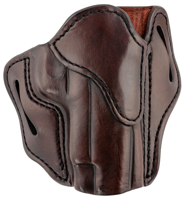 1791 Gunleather ORBH23SBRR BH2.3 Optic Ready OWB Size 2.3 Signature Brown Leather Belt Slide Compatible w/Glock 17/20/21/22/31/34/35/40/41/S&W M&P Shield Right Hand