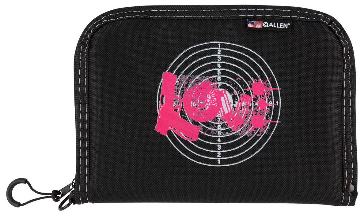 Girls With Guns 9075 Love  Black w/Pink Love Graphic Polyester Holds Handgun