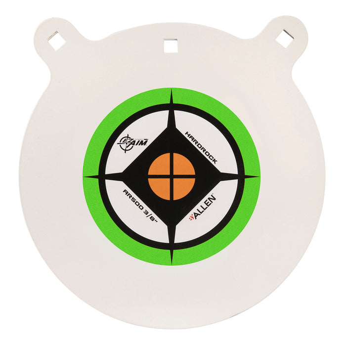 EZ-Aim 15599 Hardrock  12" AR500 Steel Gong Shooting Target .38" Thickness Black / Green / White