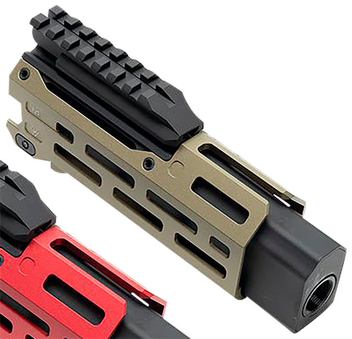 Strike Industries CEVOHG6FDE Strike  6" M-Lok Flat Dark Earth Aluminum with Faux Suppressor for CZ Scorpion EVO (7.72" Barrel Length)