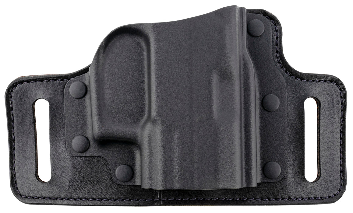 Galco TS820B TacSlide  OWB Black Kydex/Leather Belt Slide Fits Beretta APX Fits Taurus G3 Fits Sig M18 Right Hand