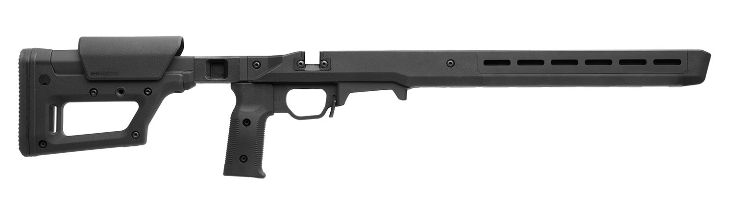 Magpul MAG1199-BLK Pro 700 Lite SA Black Adjustable Synthetic Stock with Aluminum Chassis & Interchangeable Grips for Remington 700 Short Action Ambidextrous