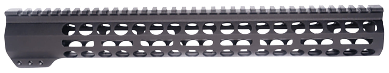 Bowden Tactical J1355315 Cornerstone Handguard 15" M-LOK Hard Coat Black Anodized Aluminum, Pre-Heated 4140 Steel Barrel Nut for AR-Platform, Full Flat Top