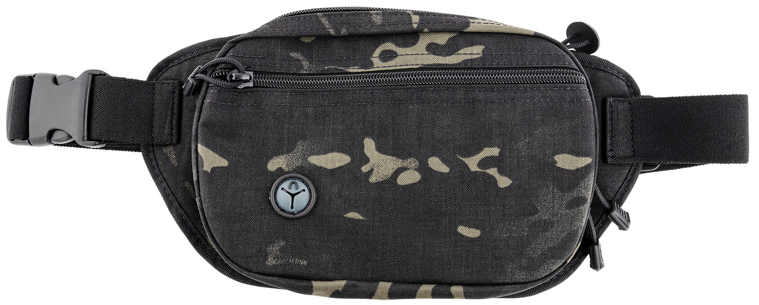 Galco FTPRMBC Fastrax PAC Waistpack Compact Size Compact MultiCam Black Neoprene Fits S&W M&P Compact/Taurus G2C/Springfield Hellcat Pro Ambidextrous