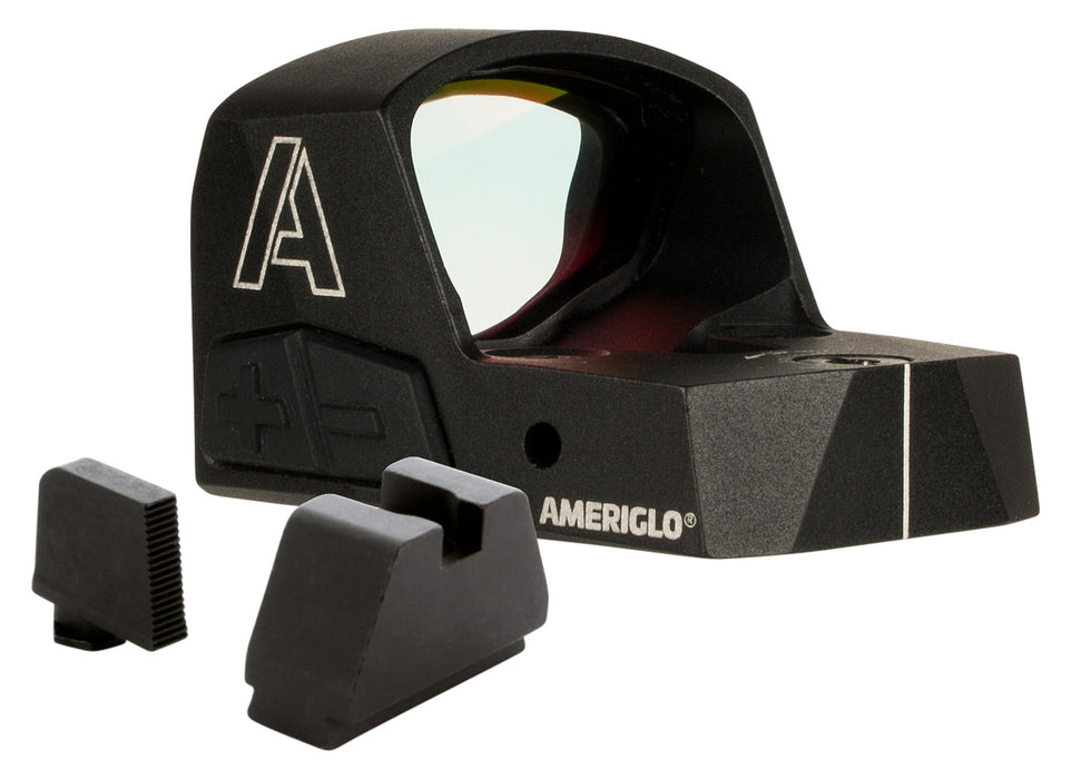 AmeriGlo HVN04 Haven Carry Ready Combo Matte Black 1 x 1.10" x 0.75" 5 MOA  Red Dot Reticle