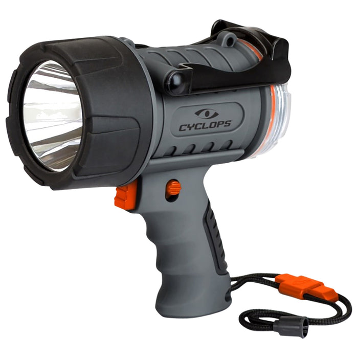 Cyclops CYC2000WP Spotlight w/Flood Light 500/200 Lumens Red/White CREE XP-G3 LED Black/Gray Polymer/Aluminum