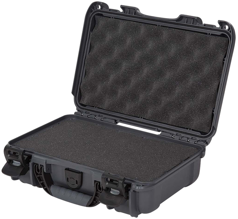 Nanuk 9091007 909  Waterproof & Airline Approved Graphite Resin w/ Cubed Foam 11.44" L x 7" W x 3.68" H Interior Dimensions