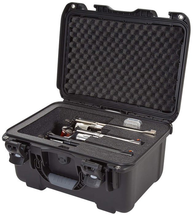 Nanuk 918REV01 918 3 Up Revolver Case Black Polymer w/ Foam Padding & Latches 14.90" L x 9.80" W x 8.60" H Interior Dimensions