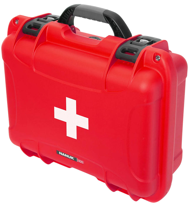 Nanuk 920FSA9 920 First Aid Case Red Resin with Latches 15" L x 10.50" W x 6.20" H Interior Dimensions