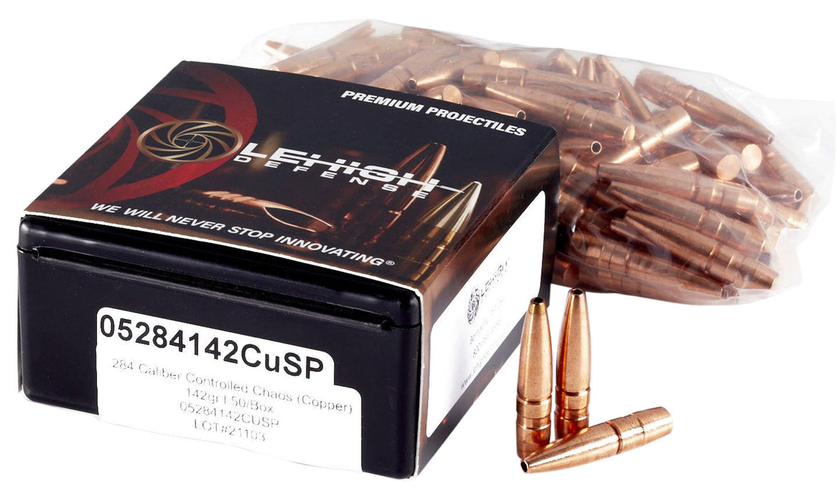 Lehigh Defense 05284142CUSP Controlled Chaos 7mm-08 Rem 280 Rem 7x57mm Mauser .284 142 gr