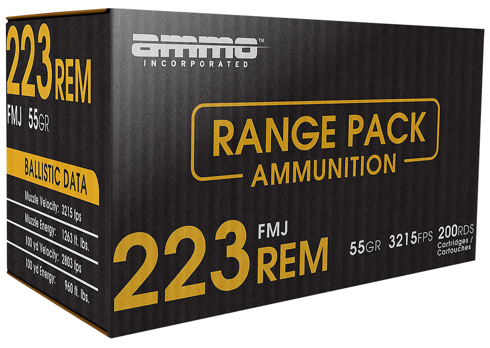 Ammo Inc 223055FMJA200 Signature  223 Rem 55 gr Full Metal Jacket (FMJ) 200 Per Box/6 Cs