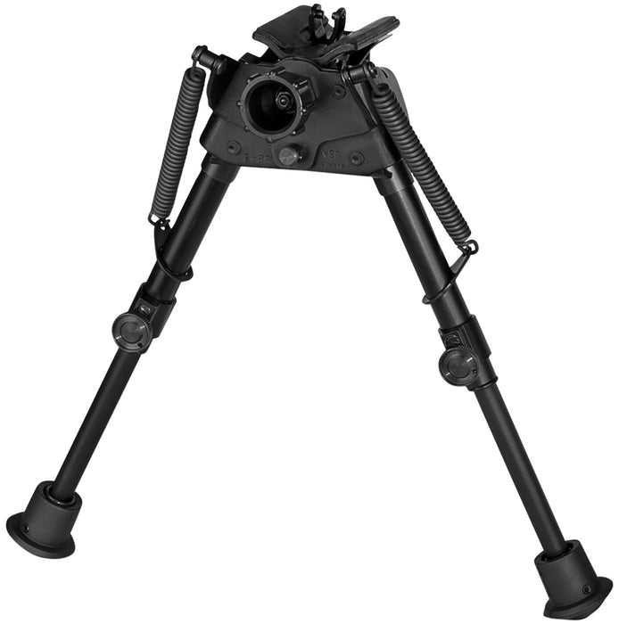 Harris Bipods S-BR2 Swivel BR Swivel Stud, 6-9", Self Leveling Legs, Rubber Feet