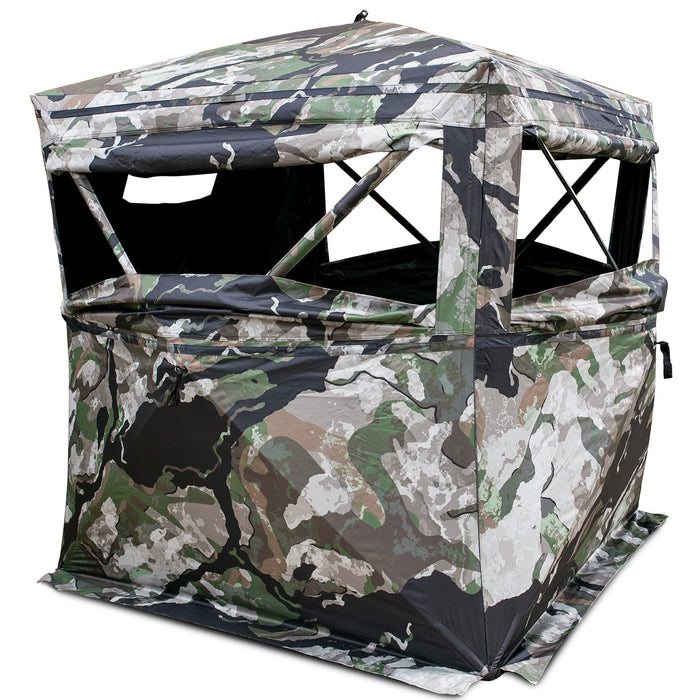 Primos 65113 Hide-N-Sneak  Ground Veil Camo 150D Polyester 58" x 58", 67" High