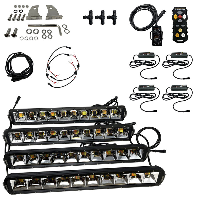 Foxpro MUDCT4KIT Mud Cutter Light Kit  Black 2810/3380/4408 Lumens White/Amber/Mixed LED