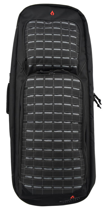 Advance Warrior Solutions FR36RBPBL/GR Frame  36" L Backpack with Side Handle, Black Polyester for Tactical Rifle, Molle Front