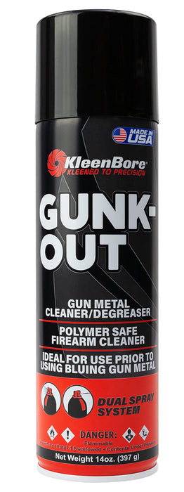 KleenBore GO5A Gunk-Out Gun Metal Cleaner/Degreaser 14 oz. Aerosol