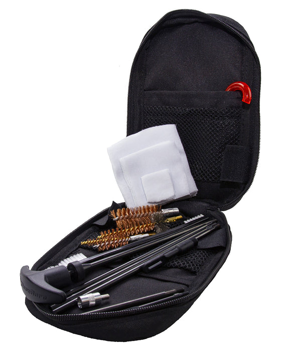 KleenBore KB-3G 3 Gun Tactical Kit .223 Rem/ 5.56 NATO/ 9mm/ 12 Gauge Handguns/Rifles/Shotguns Bronze/Nylon Bristles