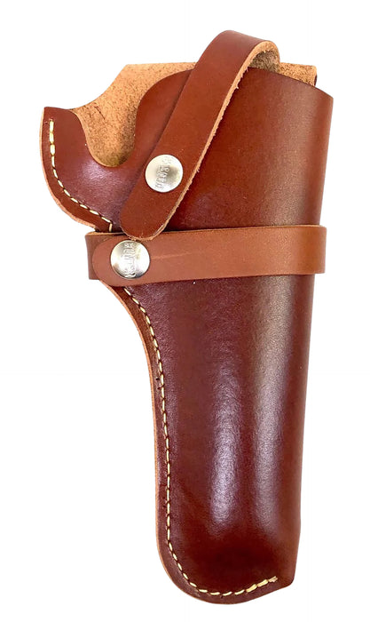 Hunter Company 1100-41 Belt  OWB Size 41 Chestnut Tan Leather Belt Loop Fits DA Revolver Fits 4.63-6" Barrel Right Hand Compatible w/ Hunter Buscadero/Straight Cartridge Belts