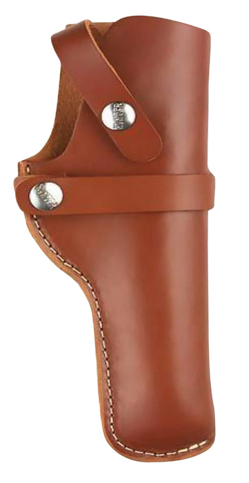 Hunter Company 1100-78 Belt  OWB Size 78 Chestnut Tan Leather Belt Loop Fits DA Revolver Fits 8.37" Barrel Right Hand Compatible w/ Hunter Buscadero/Straight Cartridge Belts