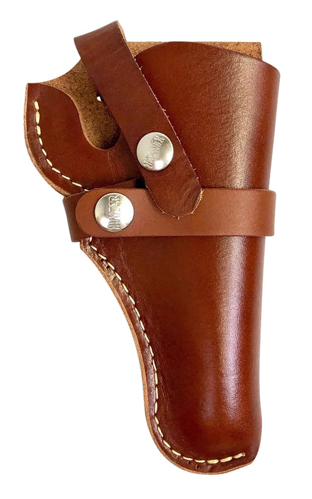 Hunter Company 1100-8 Belt  OWB Size 8 Chestnut Tan Leather Belt Loop Fits DA Revolver Fits 2.75-4" Barrel Right Hand Compatible w/ Hunter Buscadero/Straight Cartridge Belts