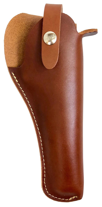 Hunter Company 2400-3 Crossdraw  OWB Size 03 Chestnut Tan Leather Belt Slide Fits DA Revolver Fits 4.50" Barrel Right Hand