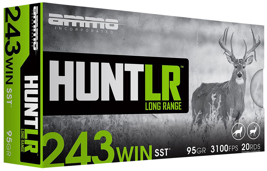 Ammo Inc 243W095SSTA20 Signature  243 Win 95 gr Super Shock Tip (SST) 20 Per Box/10 Cs