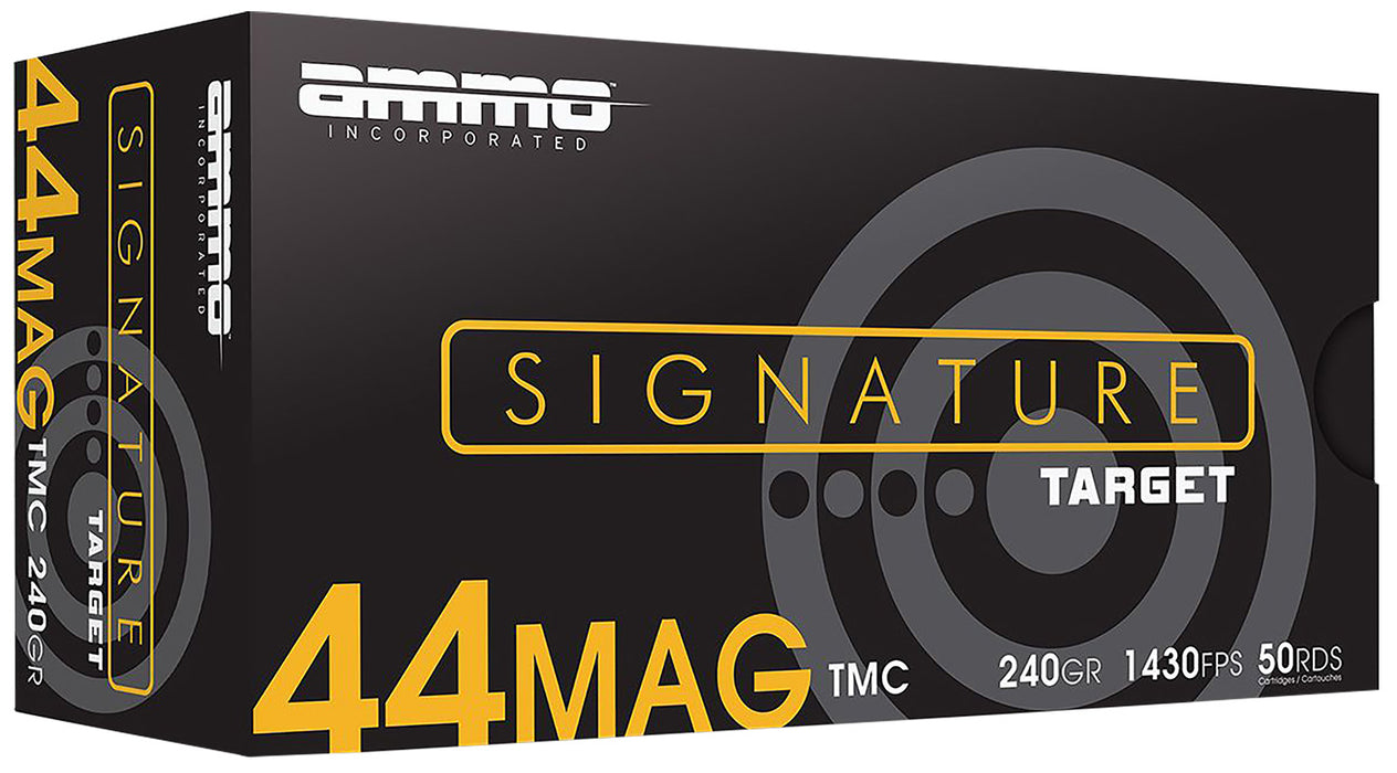 Ammo Inc 44240TMCA50 Signature  44 Mag 240 gr Total Metal Case (TMC) 50 Per Box/20 Cs