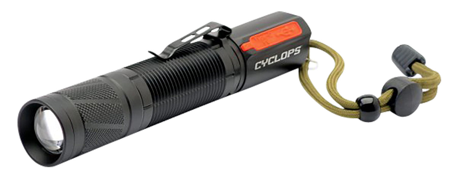 Cyclops CYCTF1200RC FX1200 Pocket Flashlight  Black 210/1200 Lumens White LED