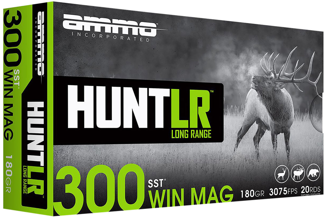Ammo Inc 300WM180SSTA20 Hunt Long Range 300Win Mag 180gr Super Shock Tip 20 Per Box/10 Case